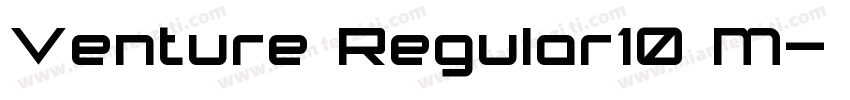 Venture Regular10 M字体转换